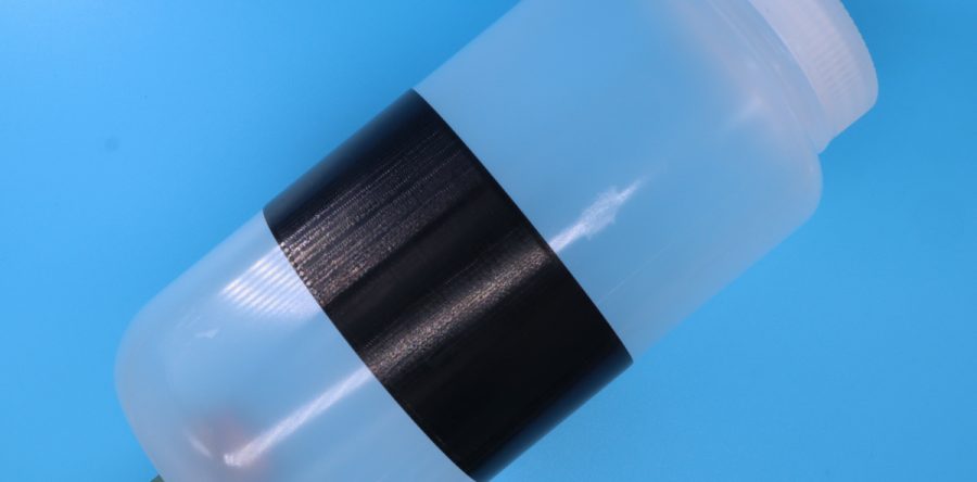 Environmental DNA sample collection bottle